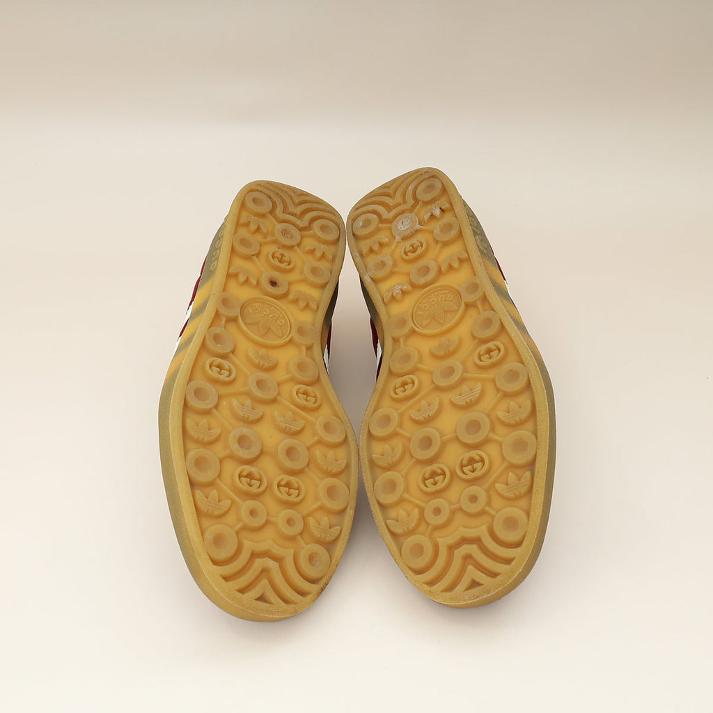 Gucci Burgundy X Adidas Suede Gazelle Sneaker 44