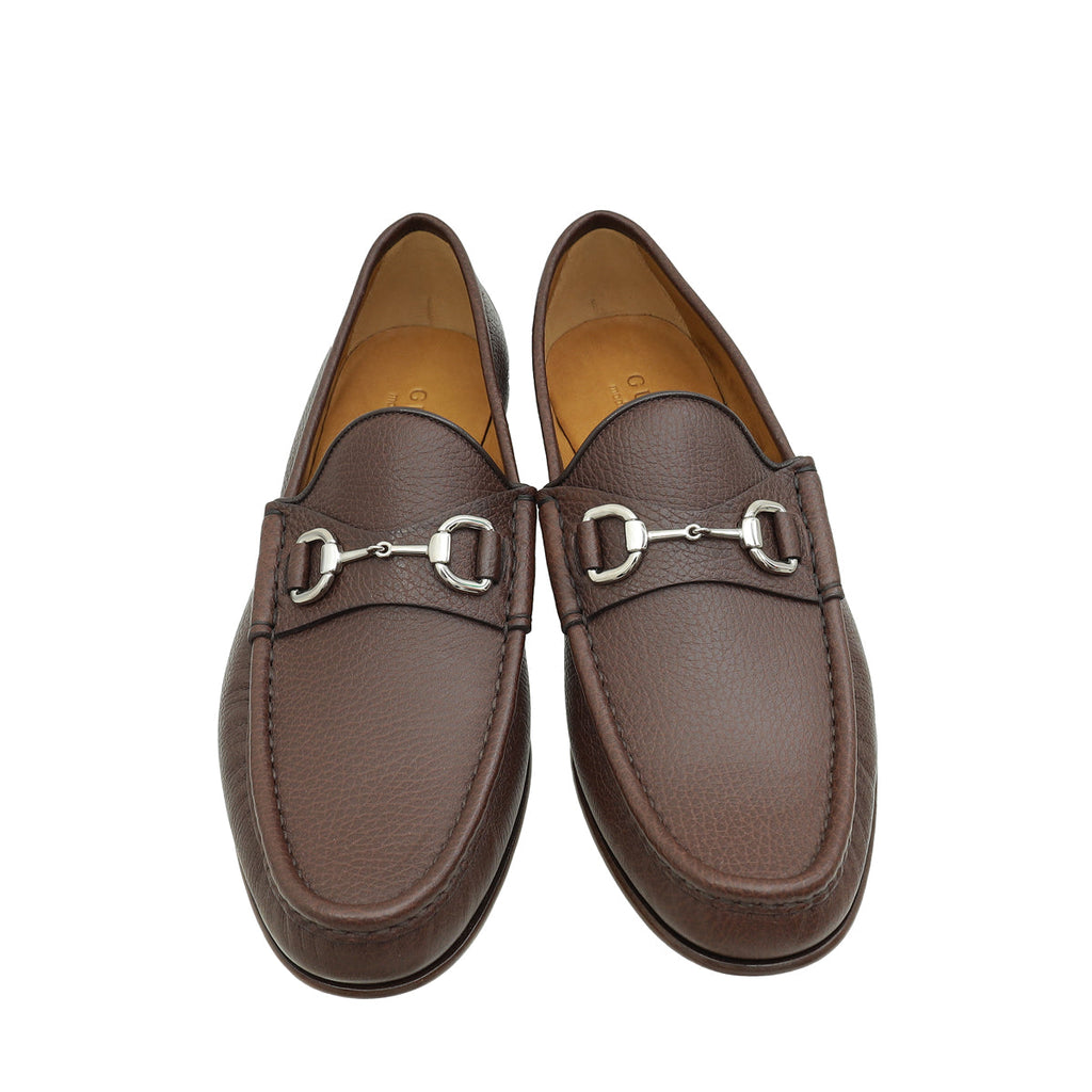 Gucci Brown Horsebit Men's Loafer 8.5