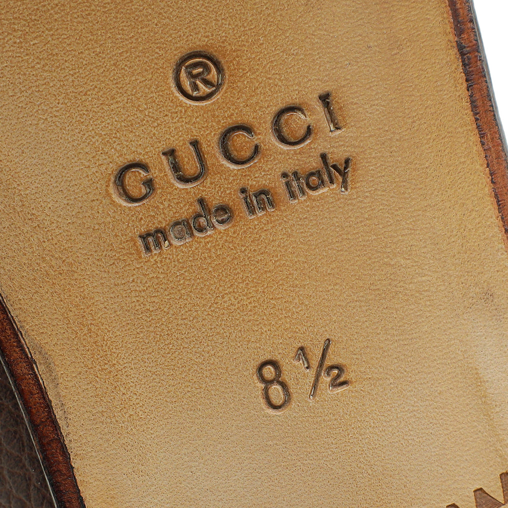 Gucci Brown Horsebit Men's Loafer 8.5