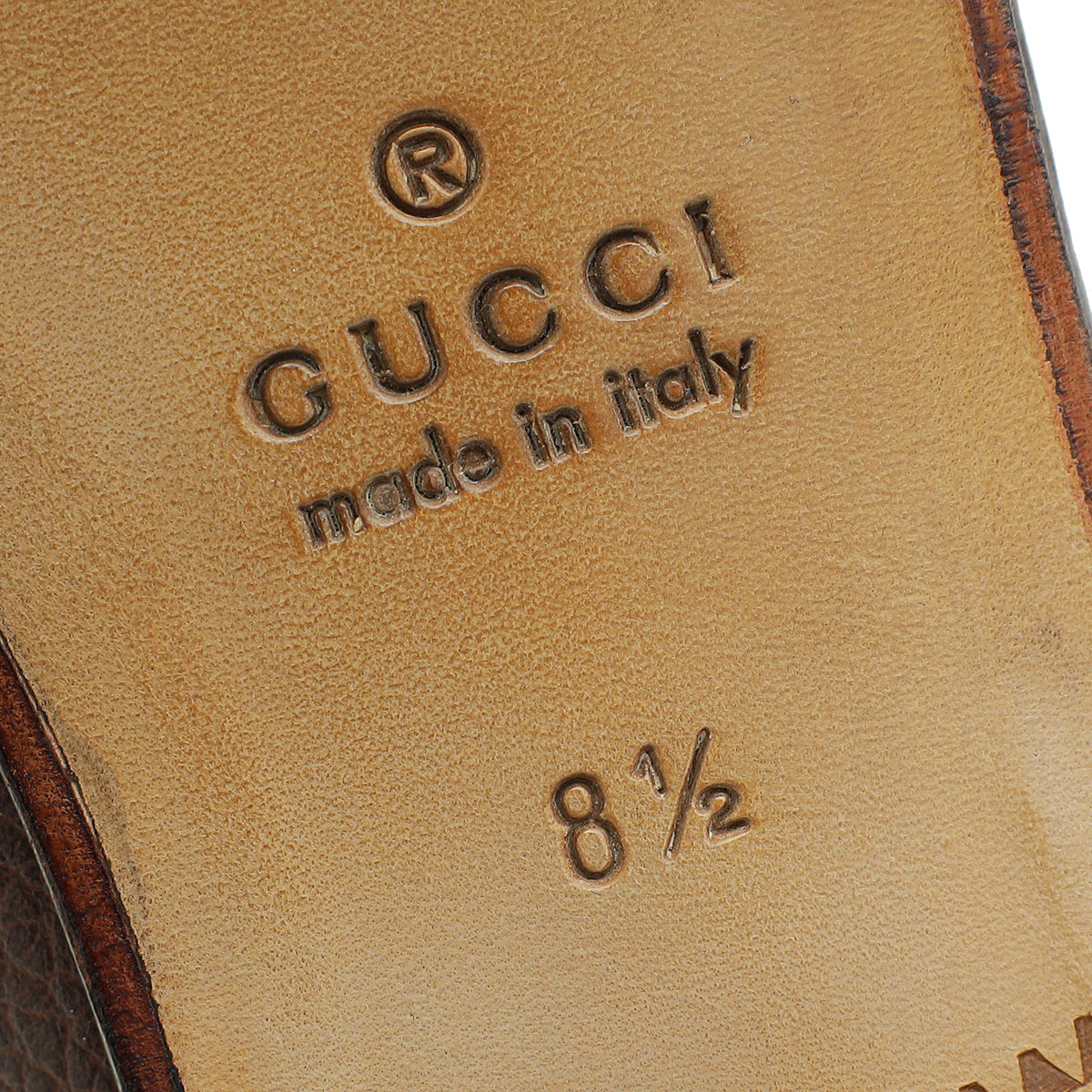 Gucci Brown Horsebit Men's Loafer 8.5