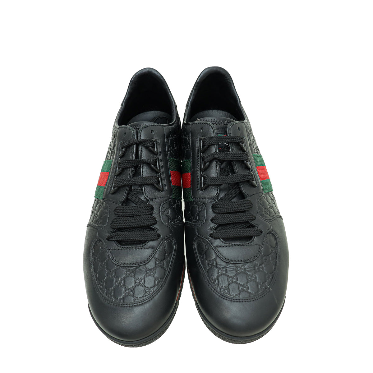 Gucci Black GG Microguccissima Web Sneaker 8