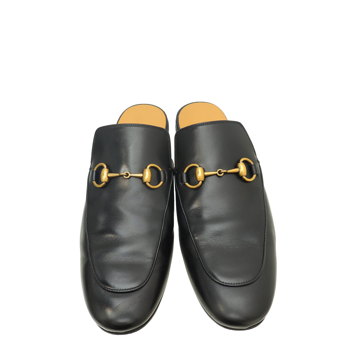 Gucci Black Princetown Mules for Men 8