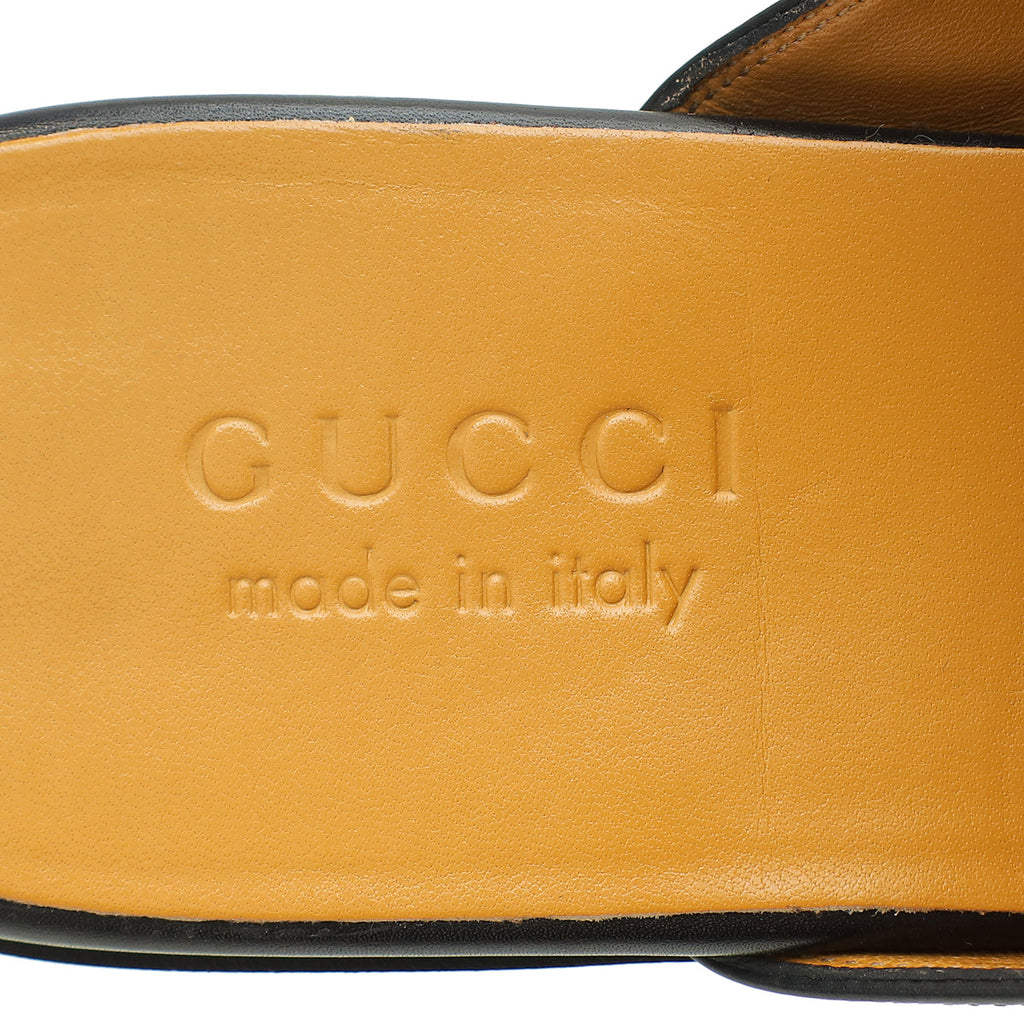 Gucci Black Princetown Mules for Men 8