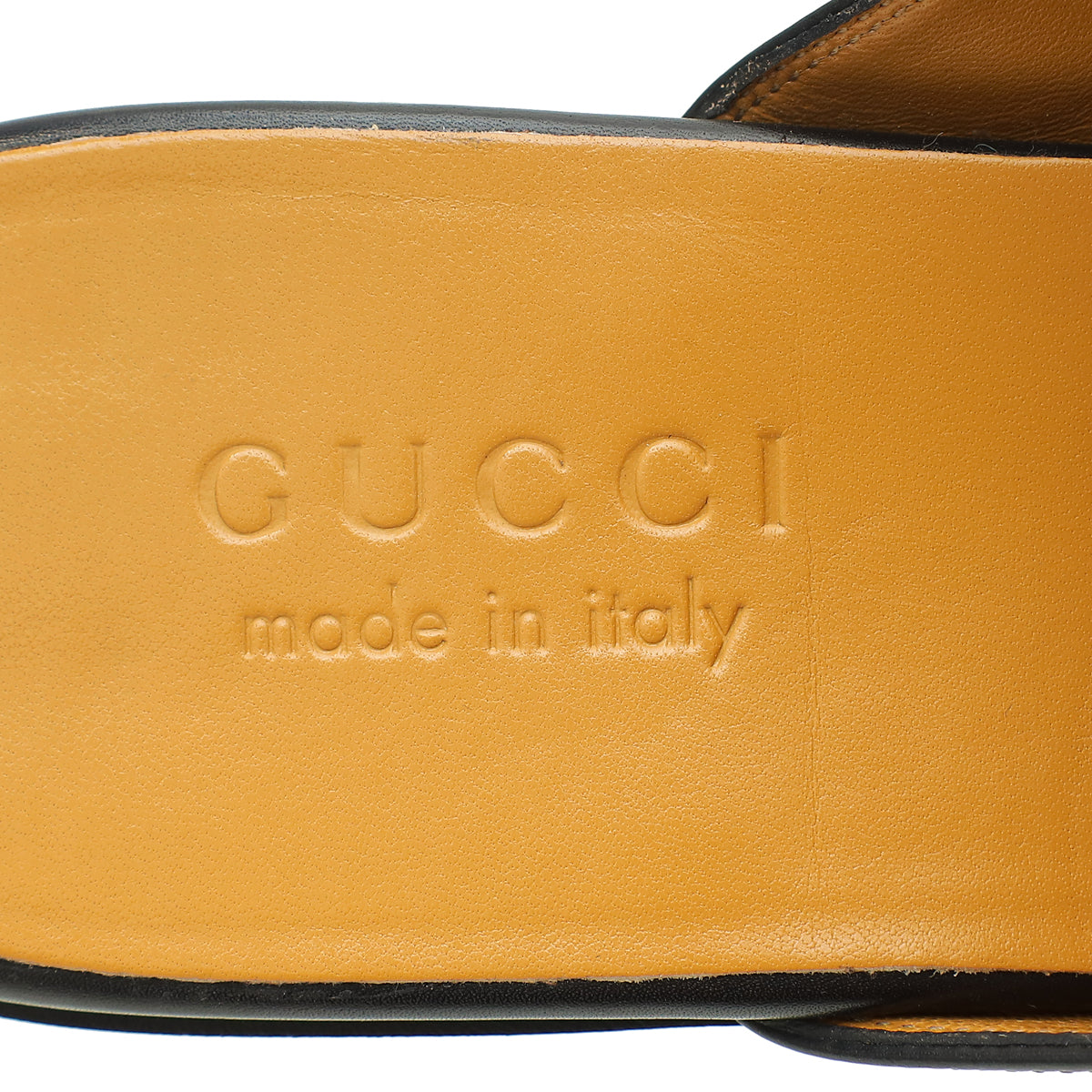 Gucci Black Princetown Mules for Men 8