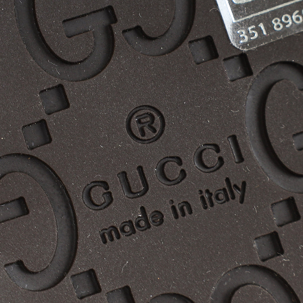 Gucci Chocolate Guccissima Mens Slide Sandal With Criss Cross 8