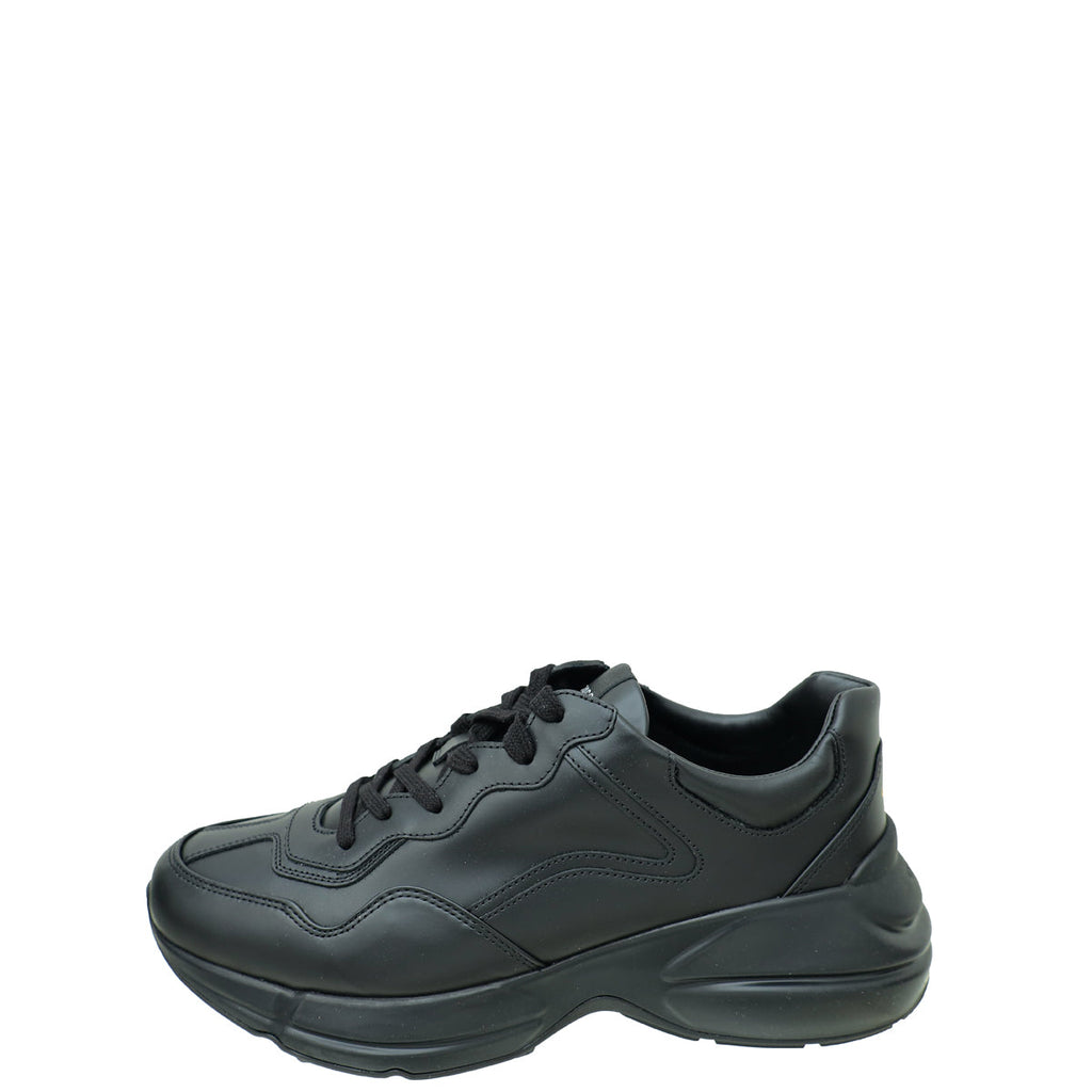 Gucci Black Rhyton Basket Sneaker 8