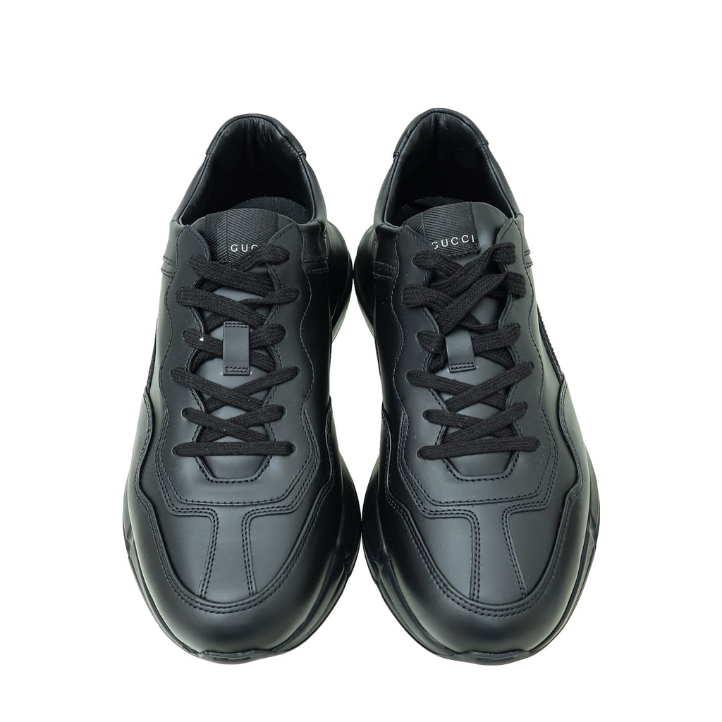 Gucci Black Rhyton Basket Sneaker 8