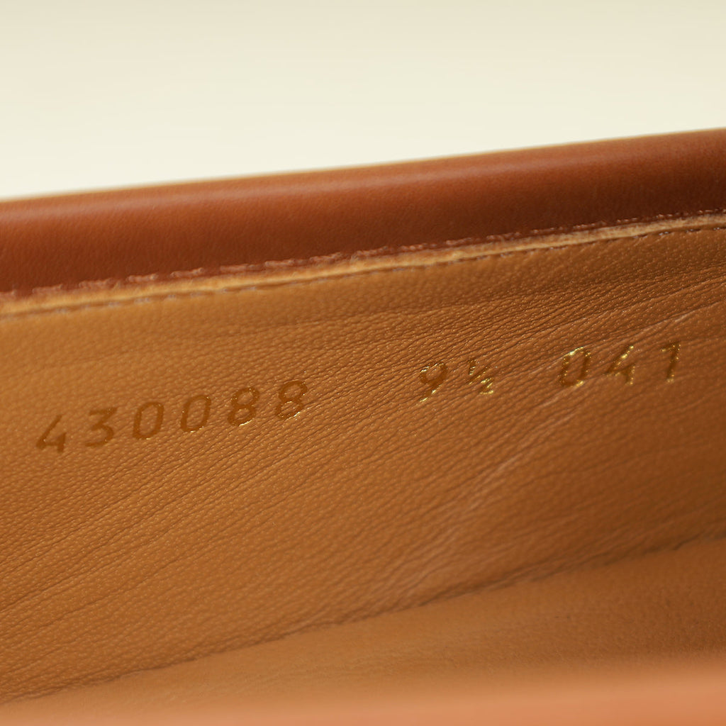 Gucci Tan Natural Jordaan Toile Jacquard Loafer 9.5