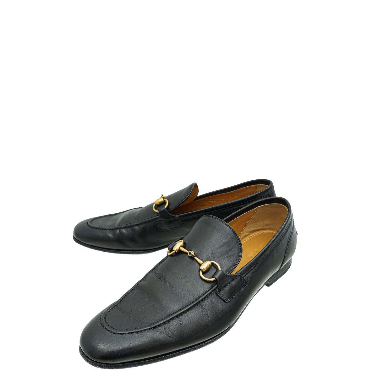 Gucci Black Men's Horsebit Jordaan Loafer 9