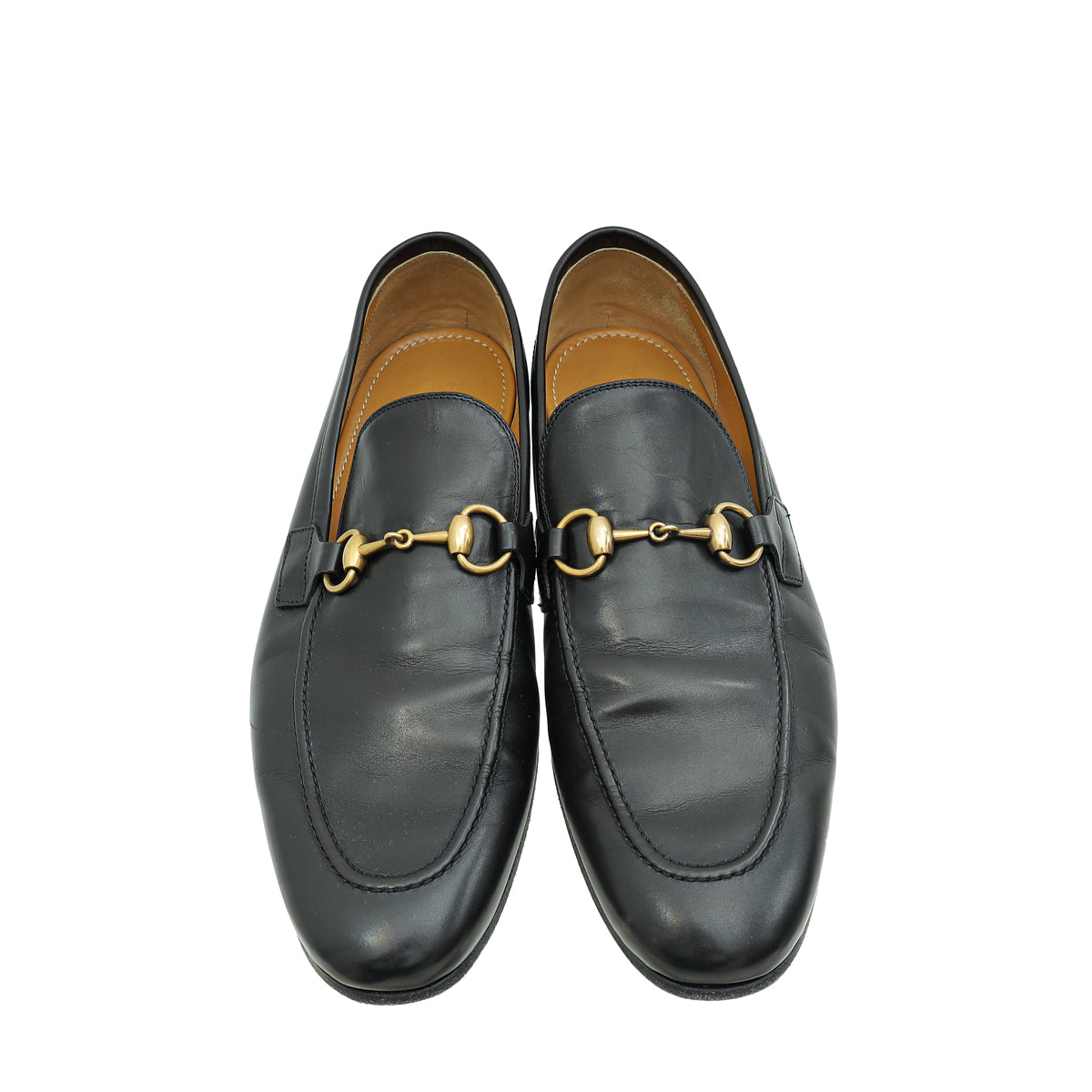 Gucci Black Men's Horsebit Jordaan Loafer 9