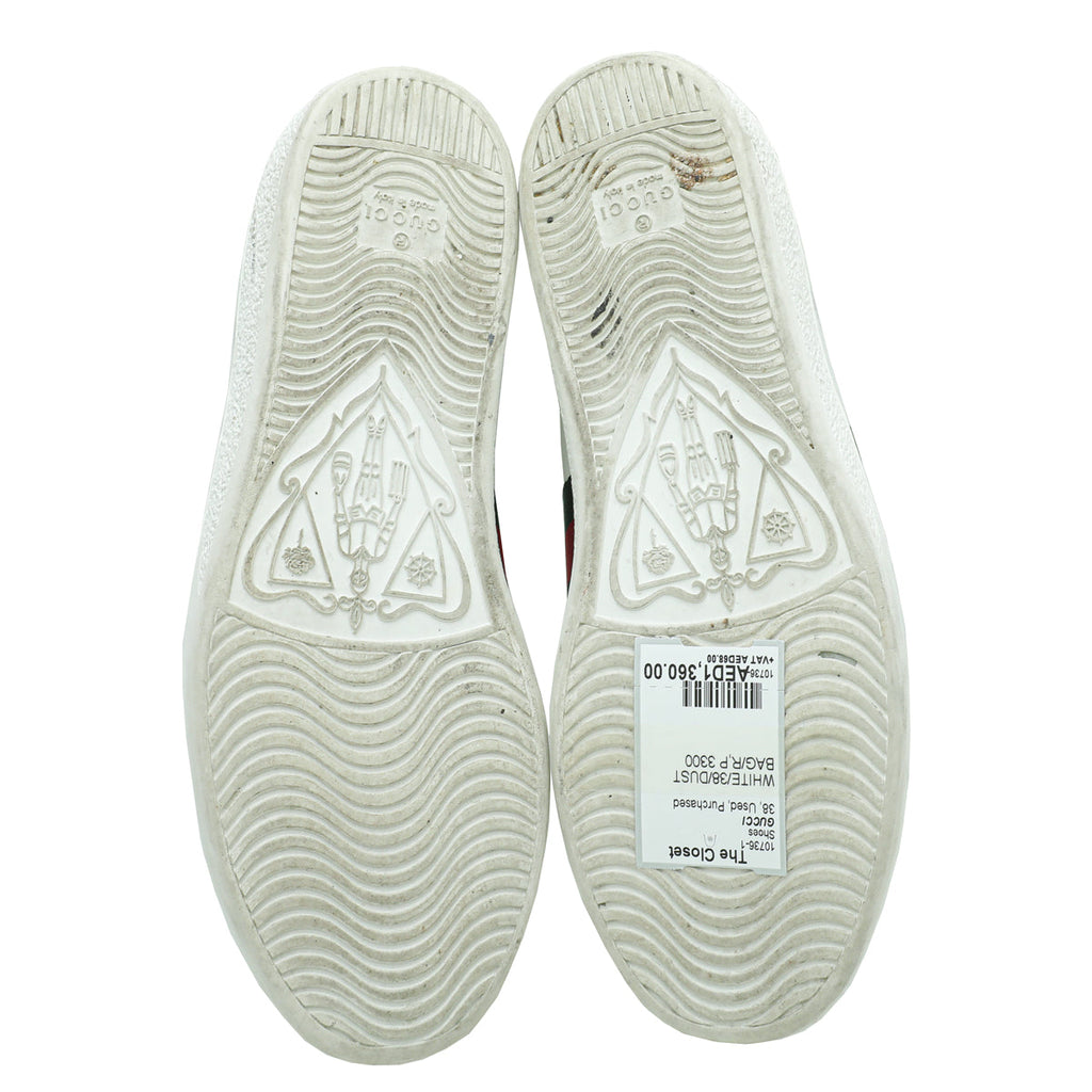 Gucci White Ace Sneakers 38