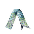 Gucci Multicolor GG Blooms Print Silk Twilly