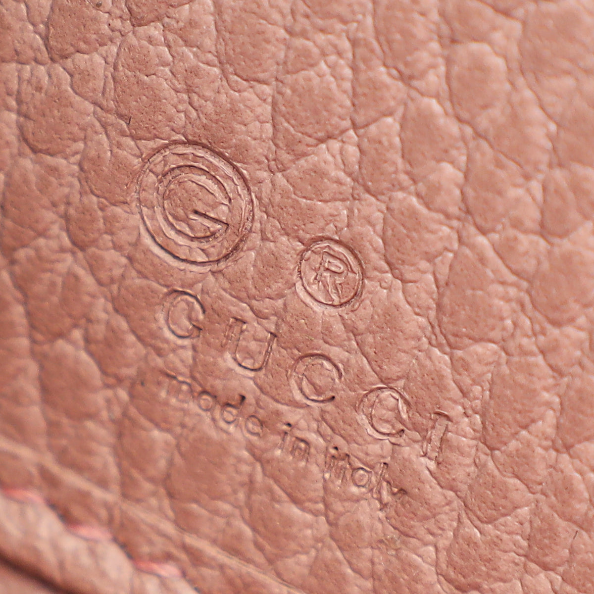 Gucci Pink GG Continental Zippy Wallet