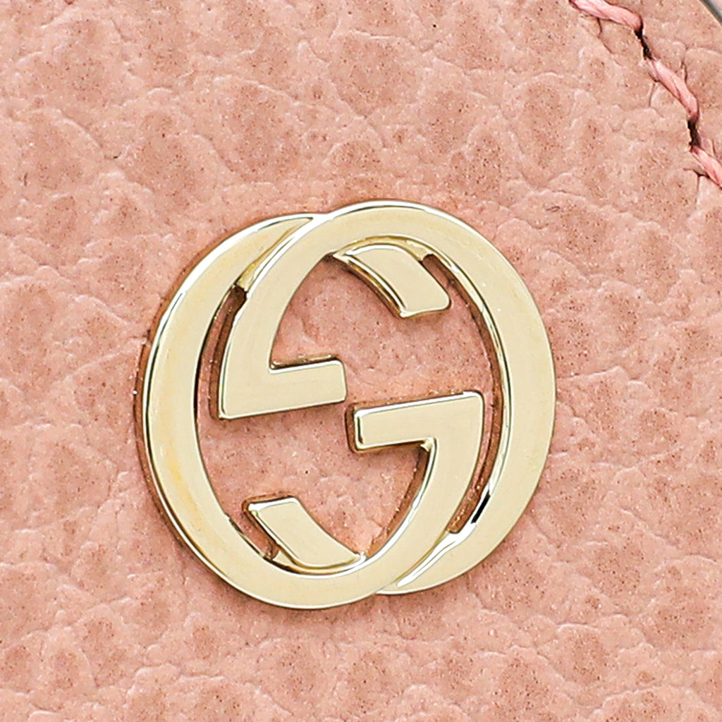Gucci Pink GG Continental Zippy Wallet
