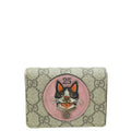 Gucci Bicolor Card Case Wallet w/ Bosco Patch