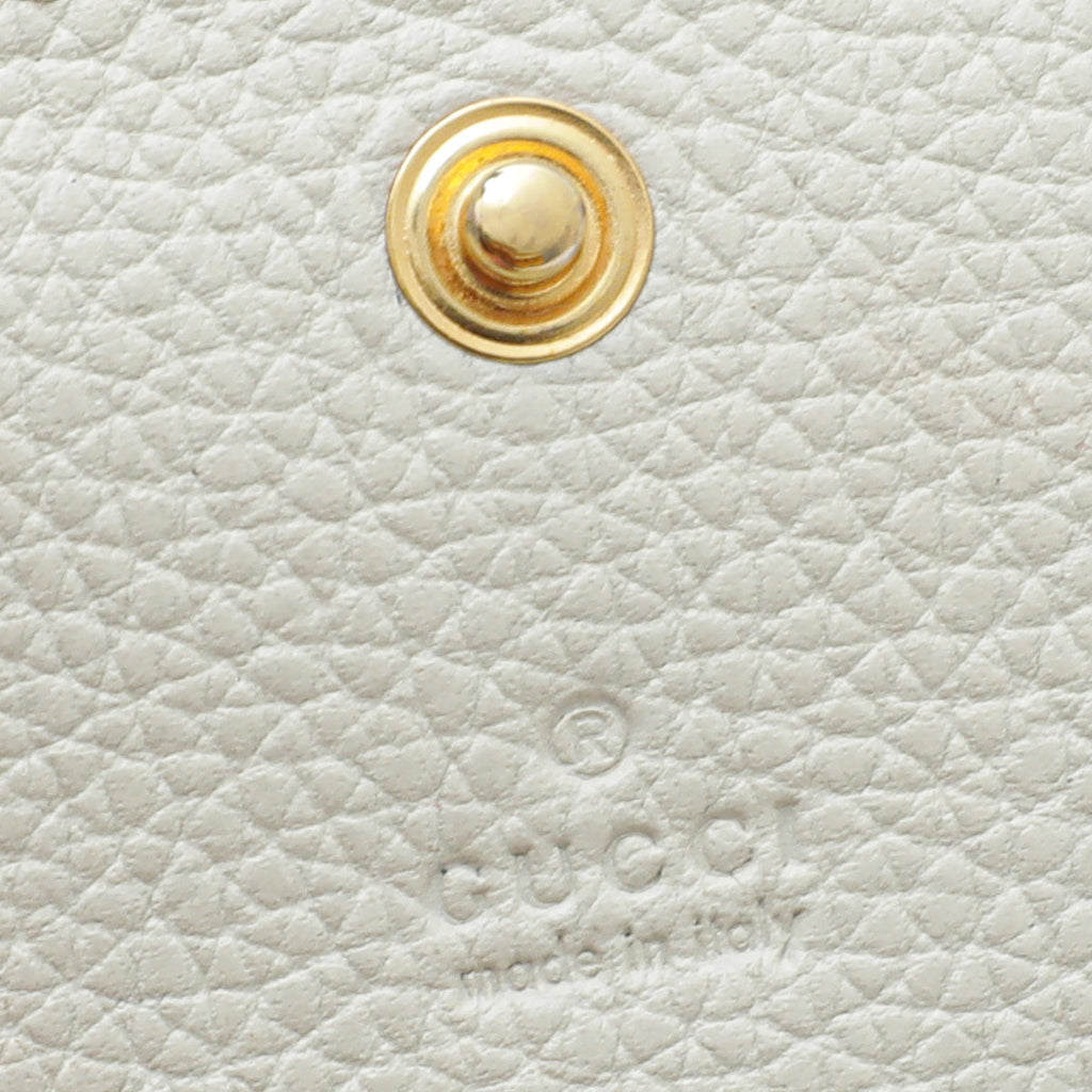 Gucci Cream Zumi Chain Card Case