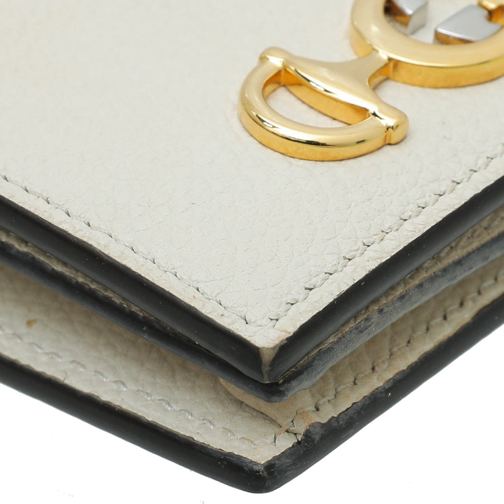 Gucci Cream Zumi Chain Card Case
