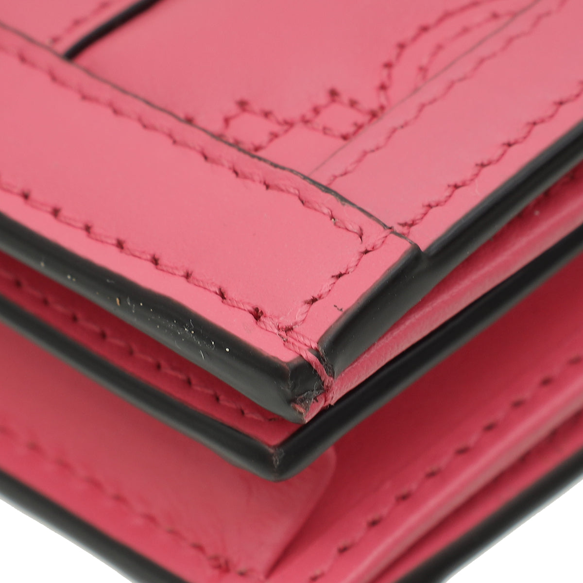 Gucci Pink GG Matelassé Card Case