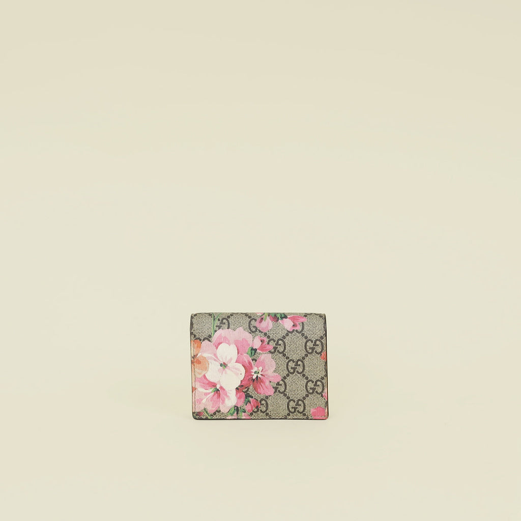 Gucci Tricolor Blooms Print Card Case Wallet
