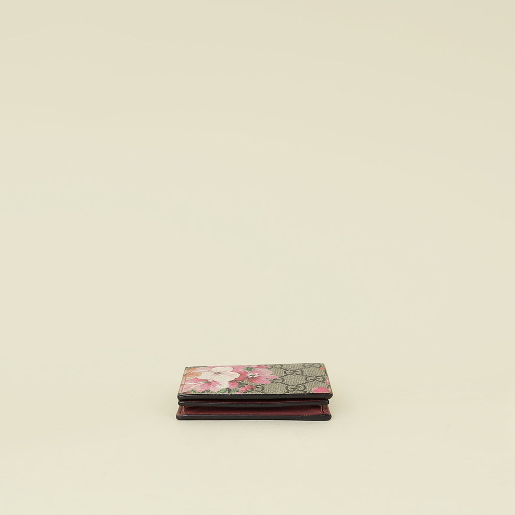 Gucci Tricolor Blooms Print Card Case Wallet