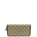 Gucci Bicolor GG Zip Around Wallet