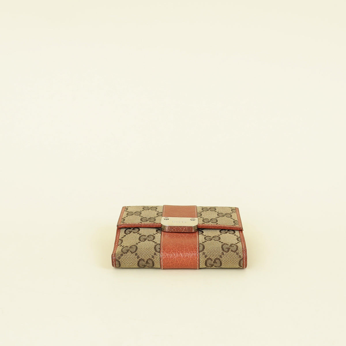 Gucci Bicolor GG Flap French Wallet