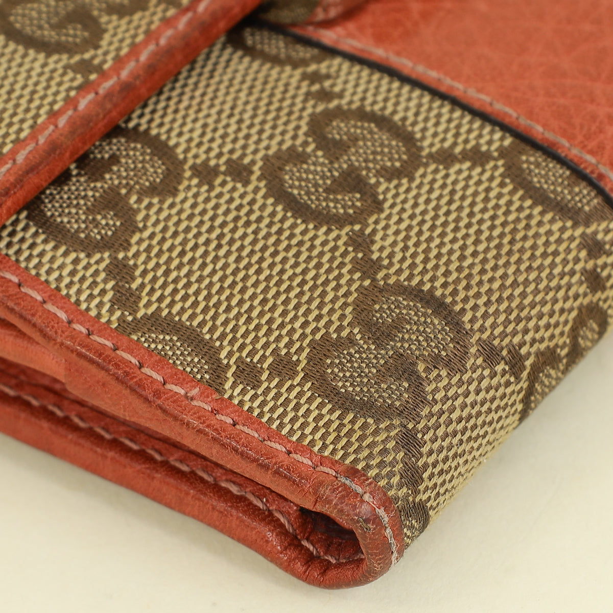 Gucci Bicolor GG Flap French Wallet