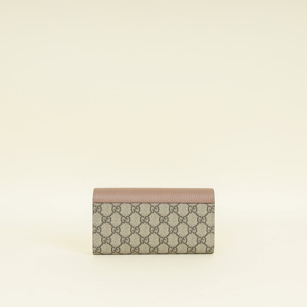 Gucci Bicolor GG Marmont Continental Wallet