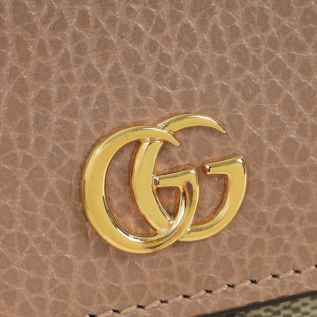 Gucci Bicolor GG Marmont Continental Wallet