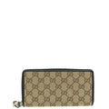 Gucci Ebony GG Zip Around Wallet