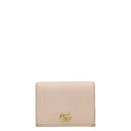 Gucci Pink GG Marmont Small Card Case Wallet