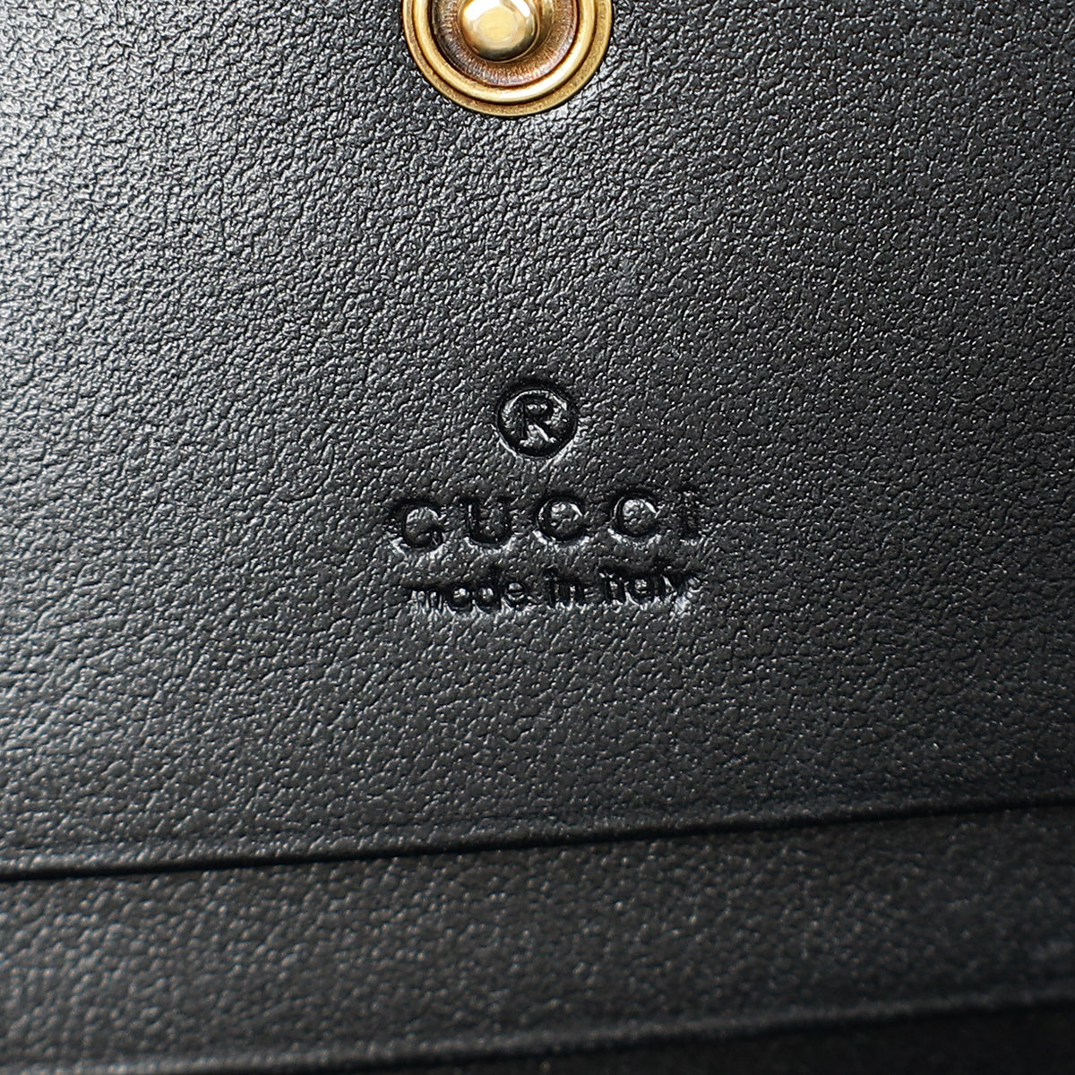 Gucci Black GG Marmont Card Case Wallet