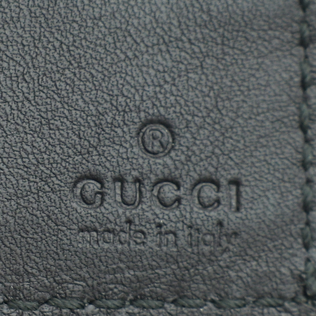 Gucci Black Guccissima Bifold Long Wallet