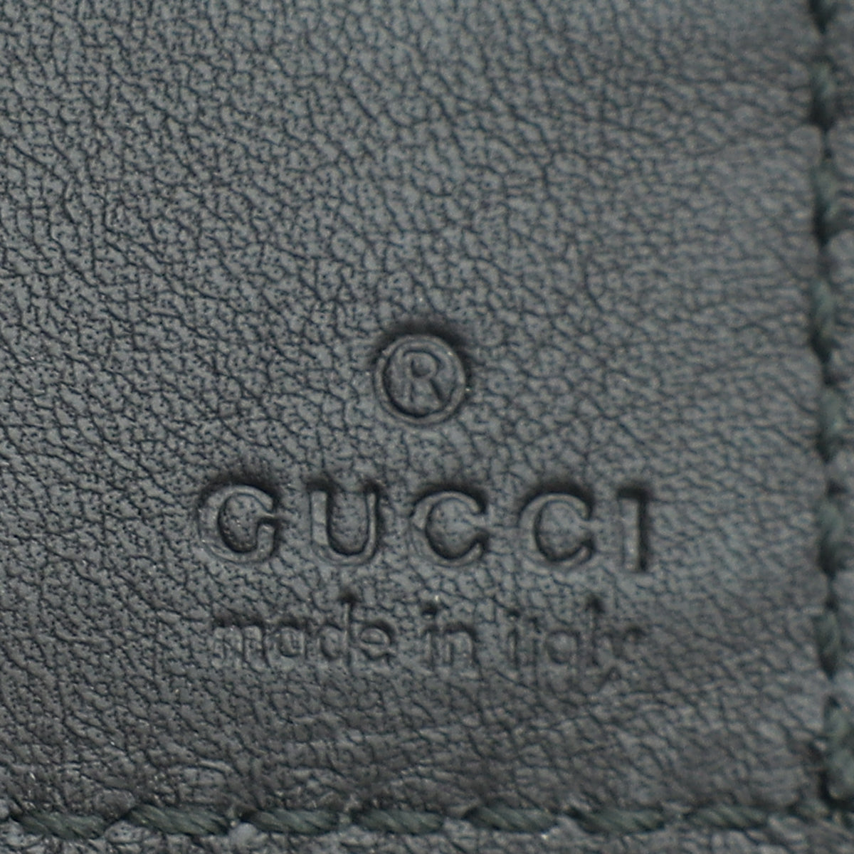 Gucci Black Guccissima Bifold Long Wallet