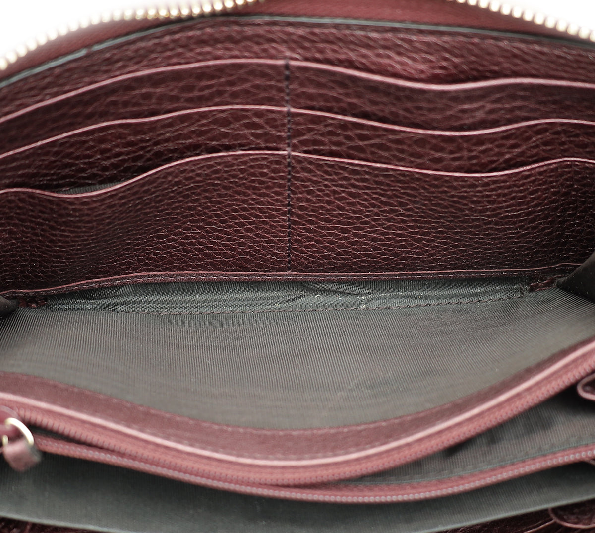 Gucci Violet Soho Zip Around Wallet