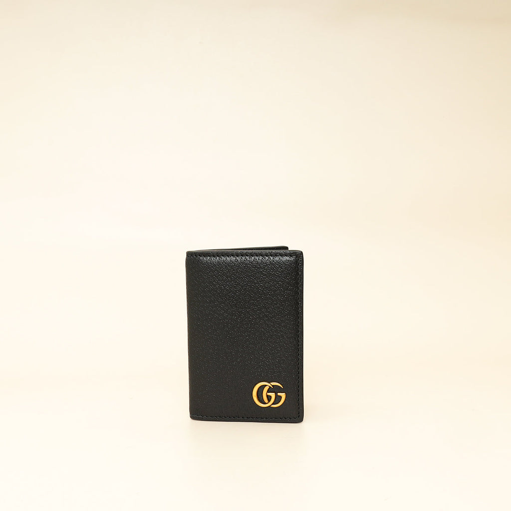 Gucci Black GG Marmont Card Case
