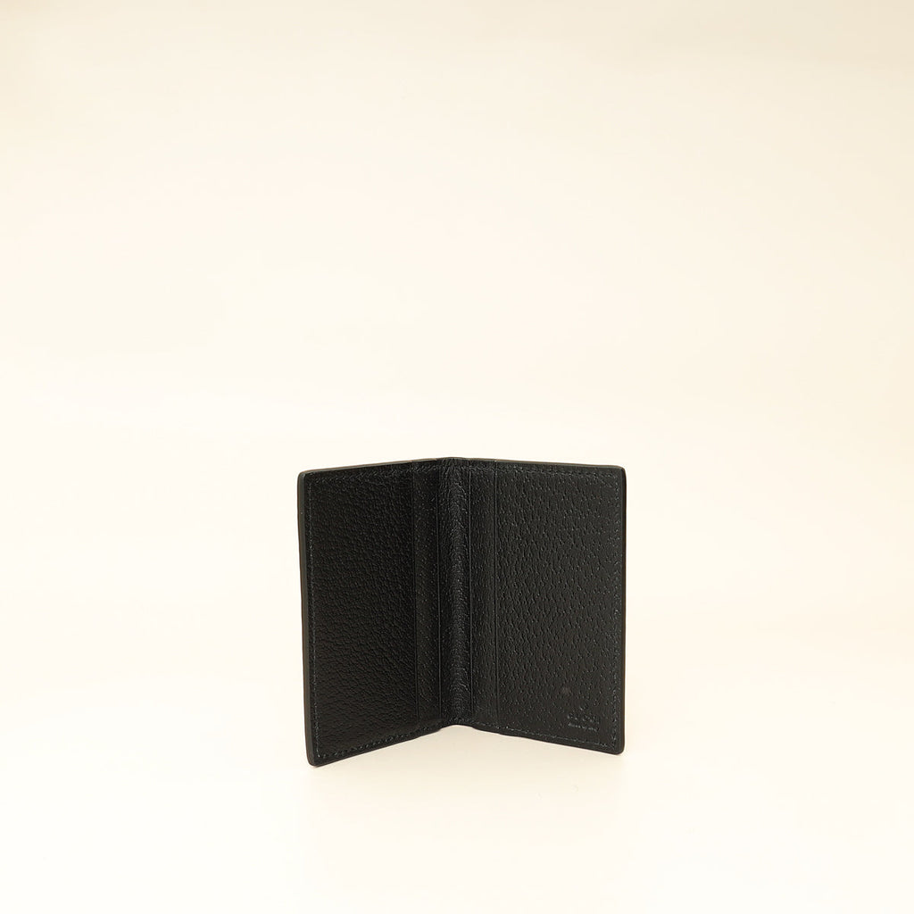 Gucci Black GG Marmont Card Case