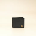 Gucci Black GG Marmont Bi-Fold Wallet