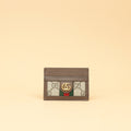 Gucci Brown Ophidia GG Card Case
