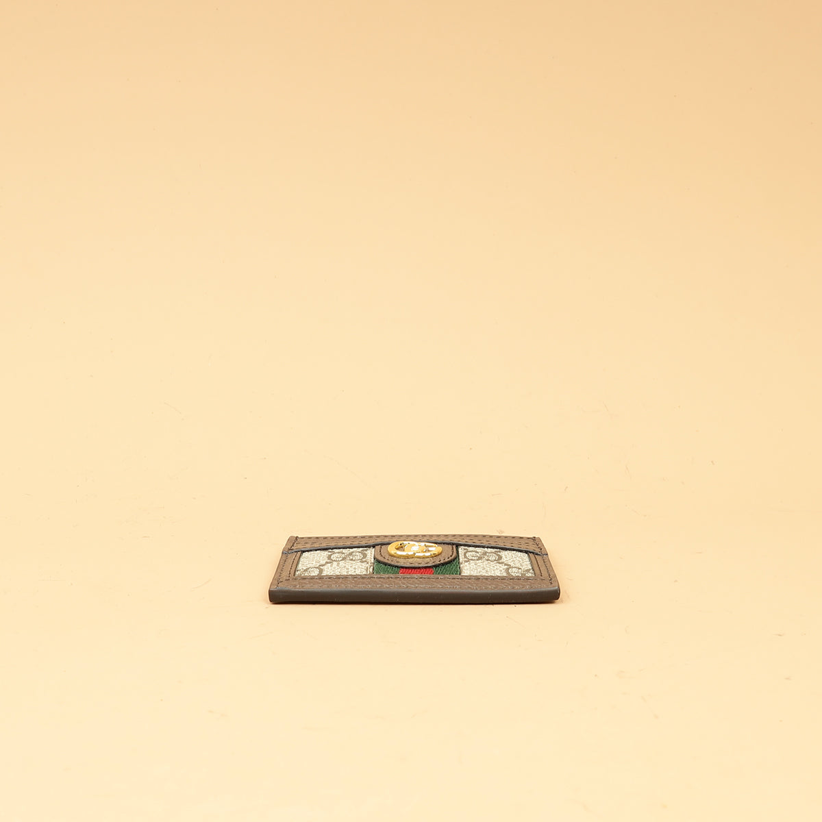 Gucci Brown Ophidia GG Card Case