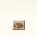 Gucci Bicolor GG Supreme Horsebit 1955 Card Case Wallet