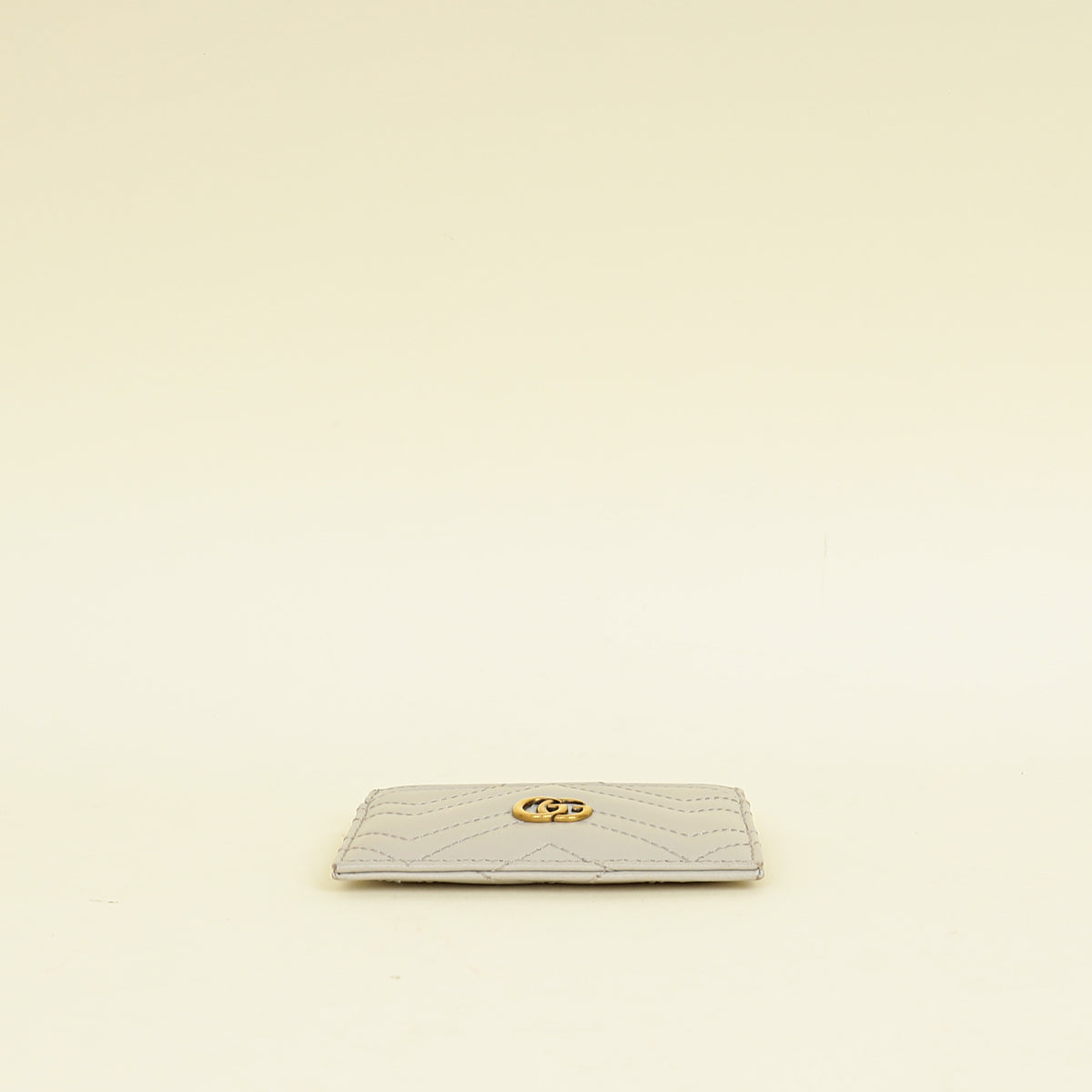 Gucci Light Grey GG Marmont Card Case