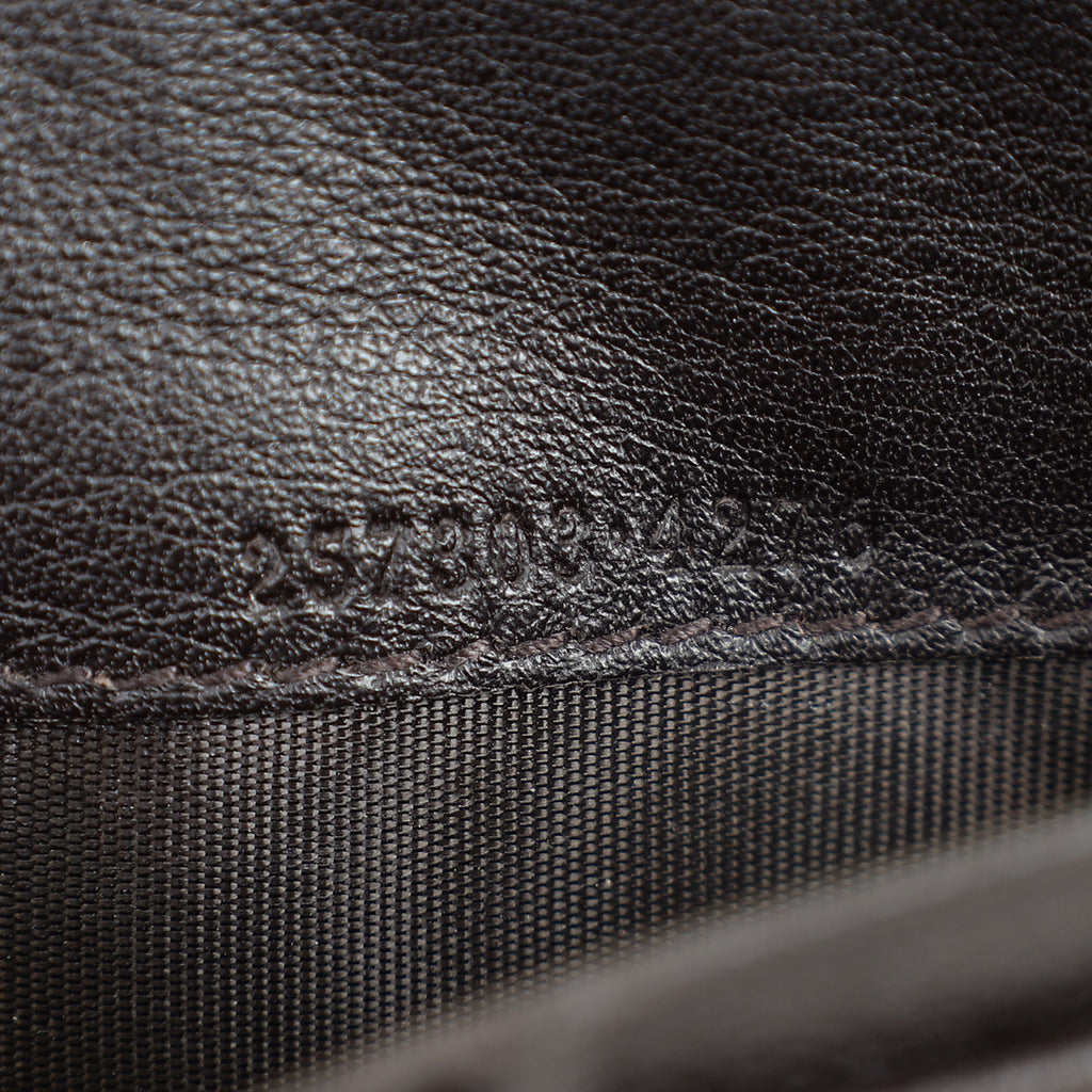 Gucci Chocolate GG Guccissima Continental Flap Wallet
