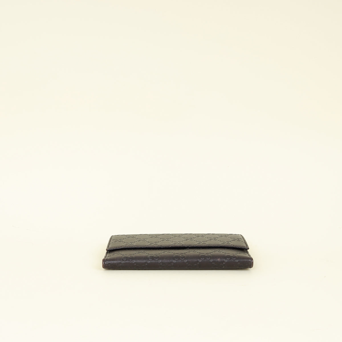 Gucci Chocolate GG Guccissima Continental Flap Wallet
