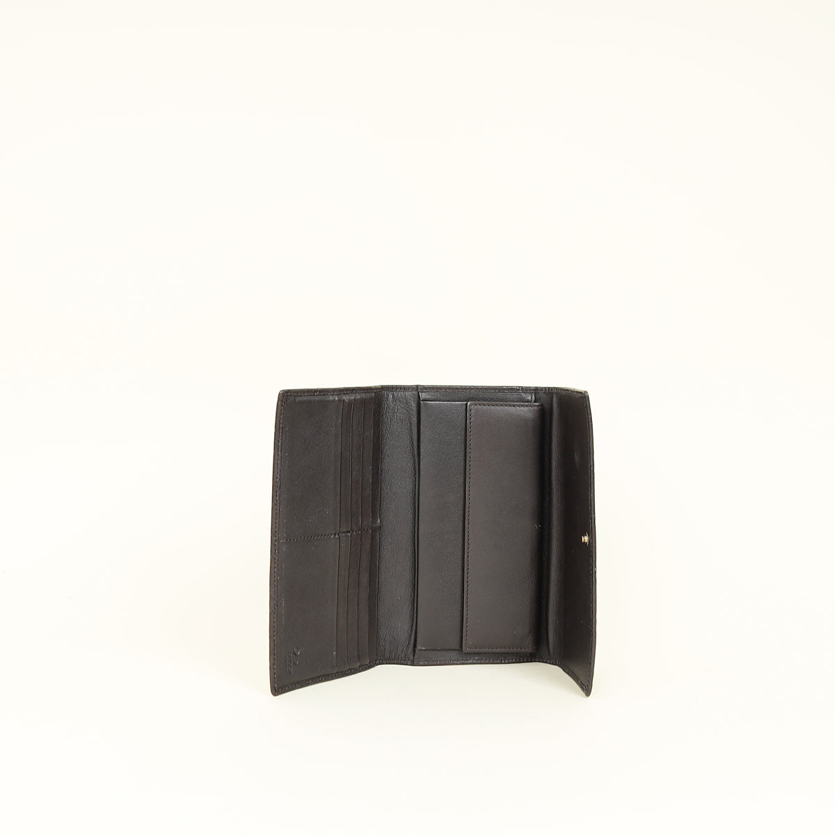 Gucci Chocolate GG Guccissima Continental Flap Wallet