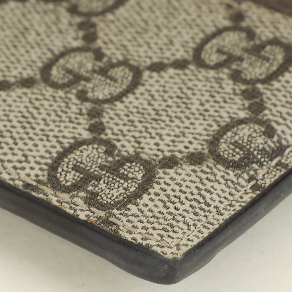 Gucci Brown Ophidia GG Card Case