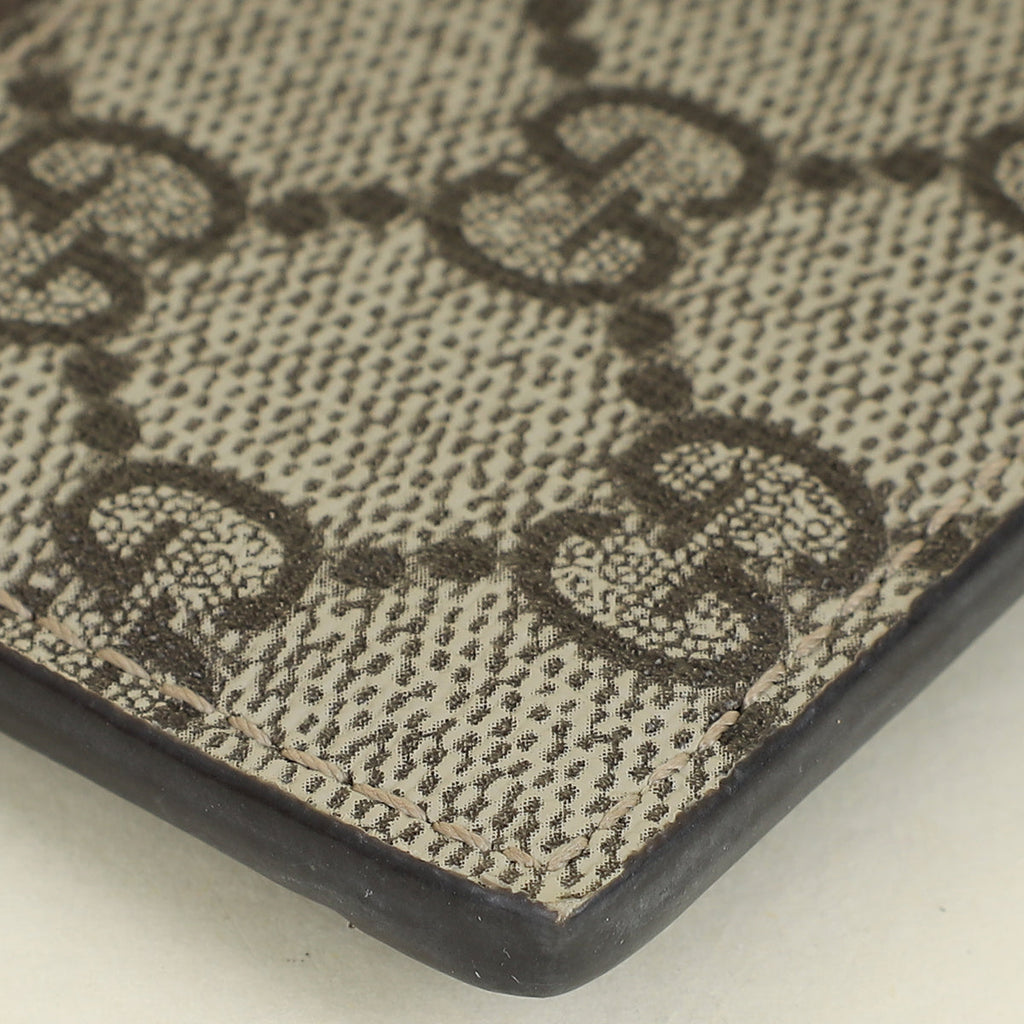 Gucci Brown Ophidia GG Card Case