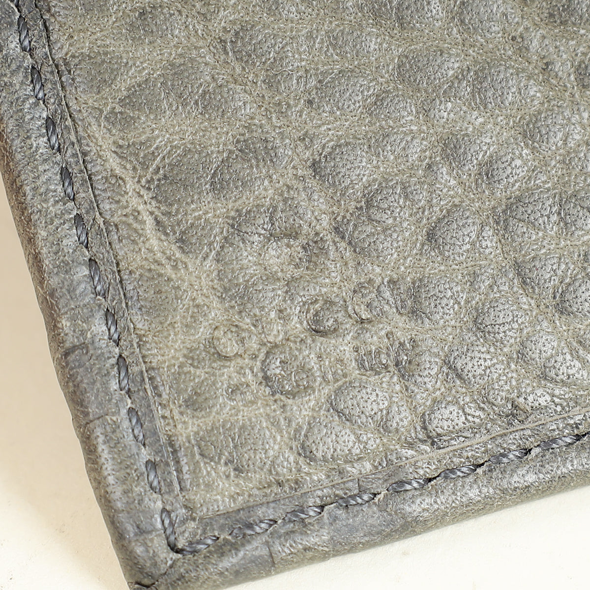 Gucci Gray Guccissima Jackie Small Wallet