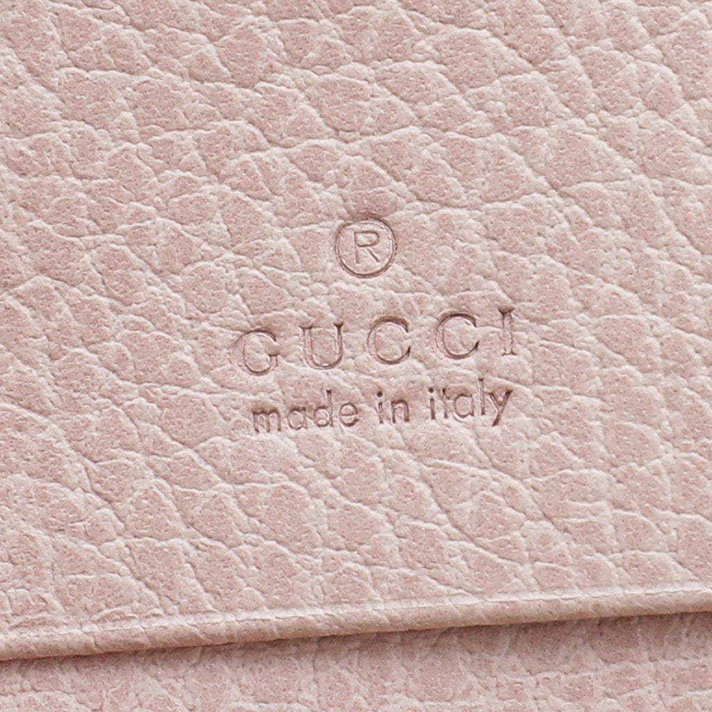 Gucci Off White GG Marmont Bow Card Case