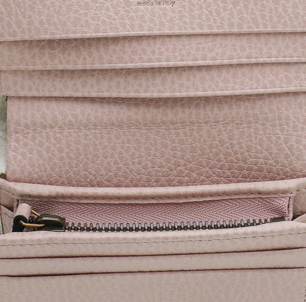 Gucci Off White GG Marmont Bow Card Case